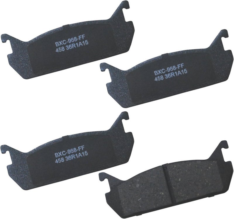 Bendix Premium SBC458 Ceramic Rear Brake Pads for Ford Escort 1996-1991, Mazda 323 1991-1990, Miata 1993-1990, Protege 1994-1990, Mercury Tracer 1996-1991 - Image 1